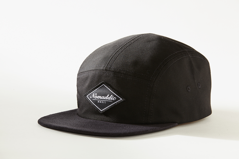 Diamond Logo Suede 5-Panel Hat - Black (Alternate)