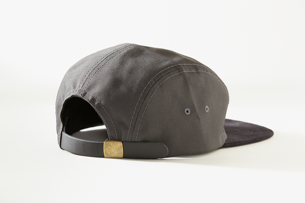 Diamond Logo Suede 5-Panel Hat - Grey (Home)